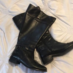 Wide-Calf riding boots, specially ordered to fit a wider calf.